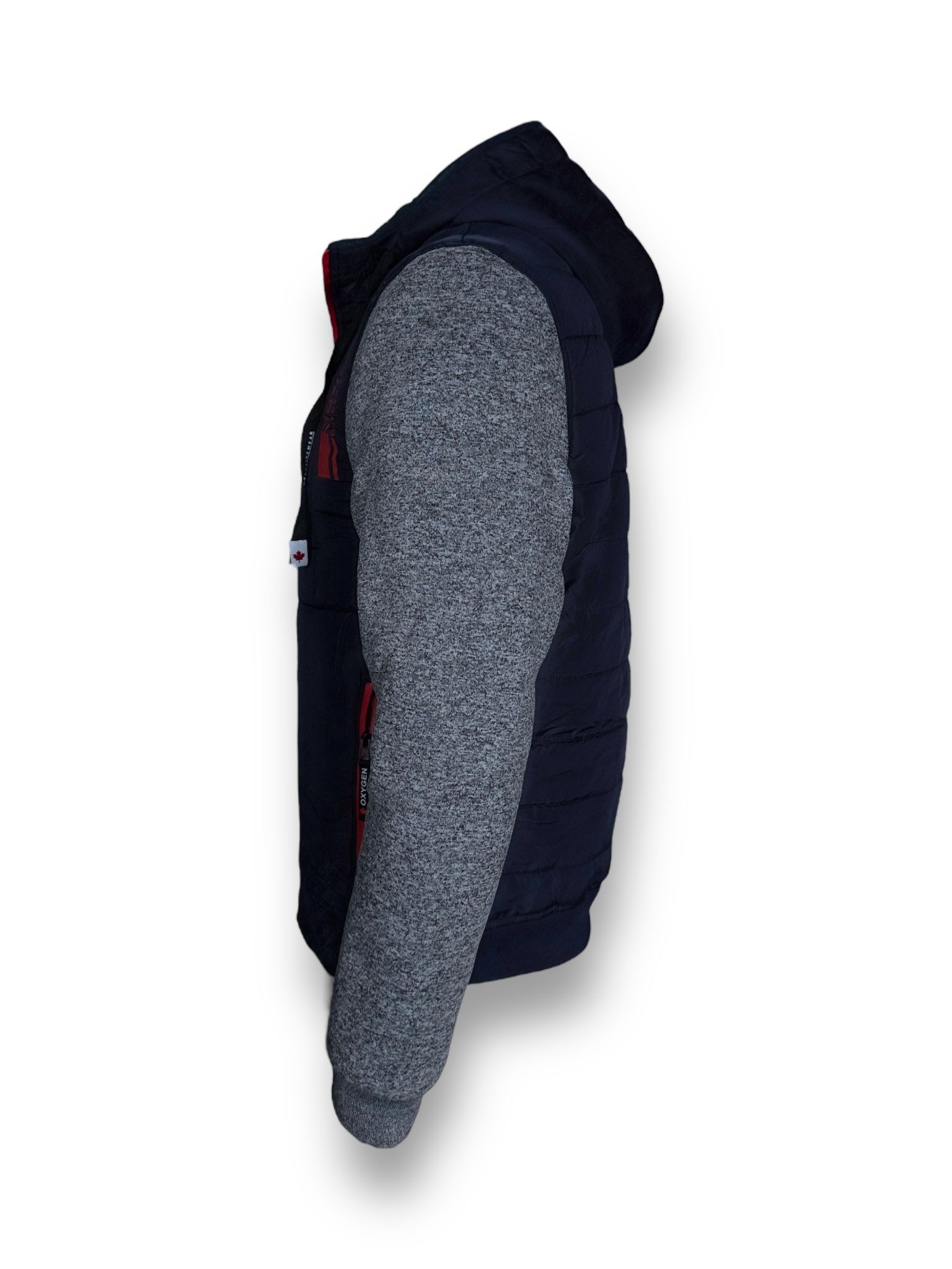 MS100-443 NAVY HOODY WITH CORD