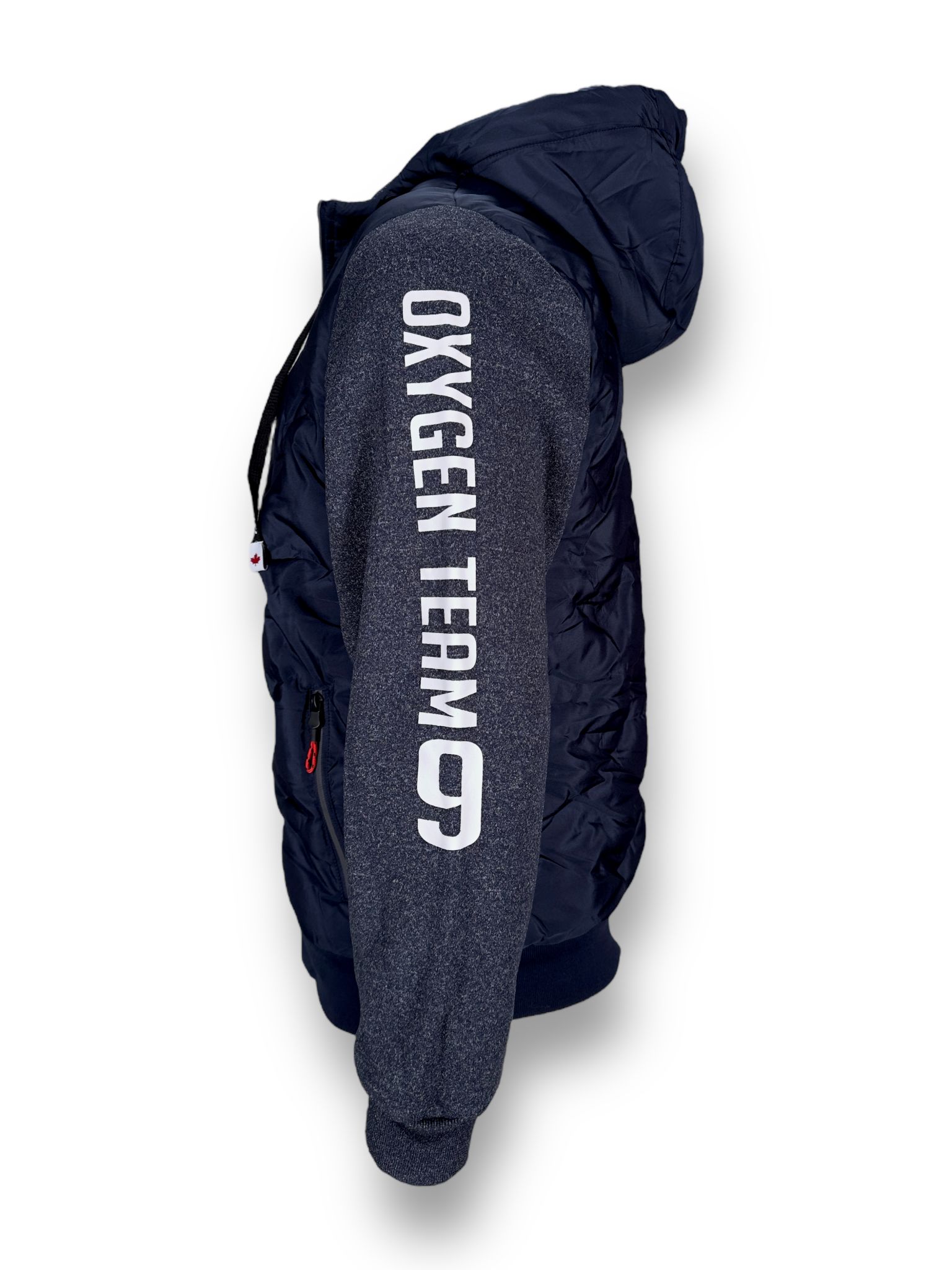 MS100-446 NAVY HOODY WITH CORD