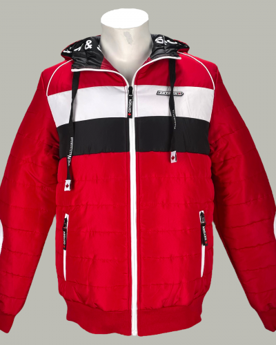 MS100-437RED RED WIND JACKET WITH CORD