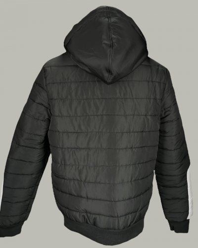 MS100-437BLK BLK WIND JACKET WITH CORD