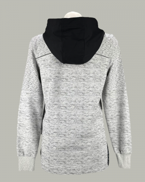 MS100-442GREY GREY HOODY WITH CORD