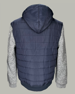 MS100-443 NAVY HOODY WITH CORD