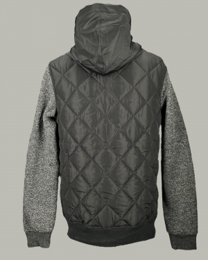 MS100-436GREY GREY HOODY WITH CORD
