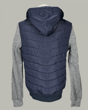 MS100-435GREY HOODY WITH CORD