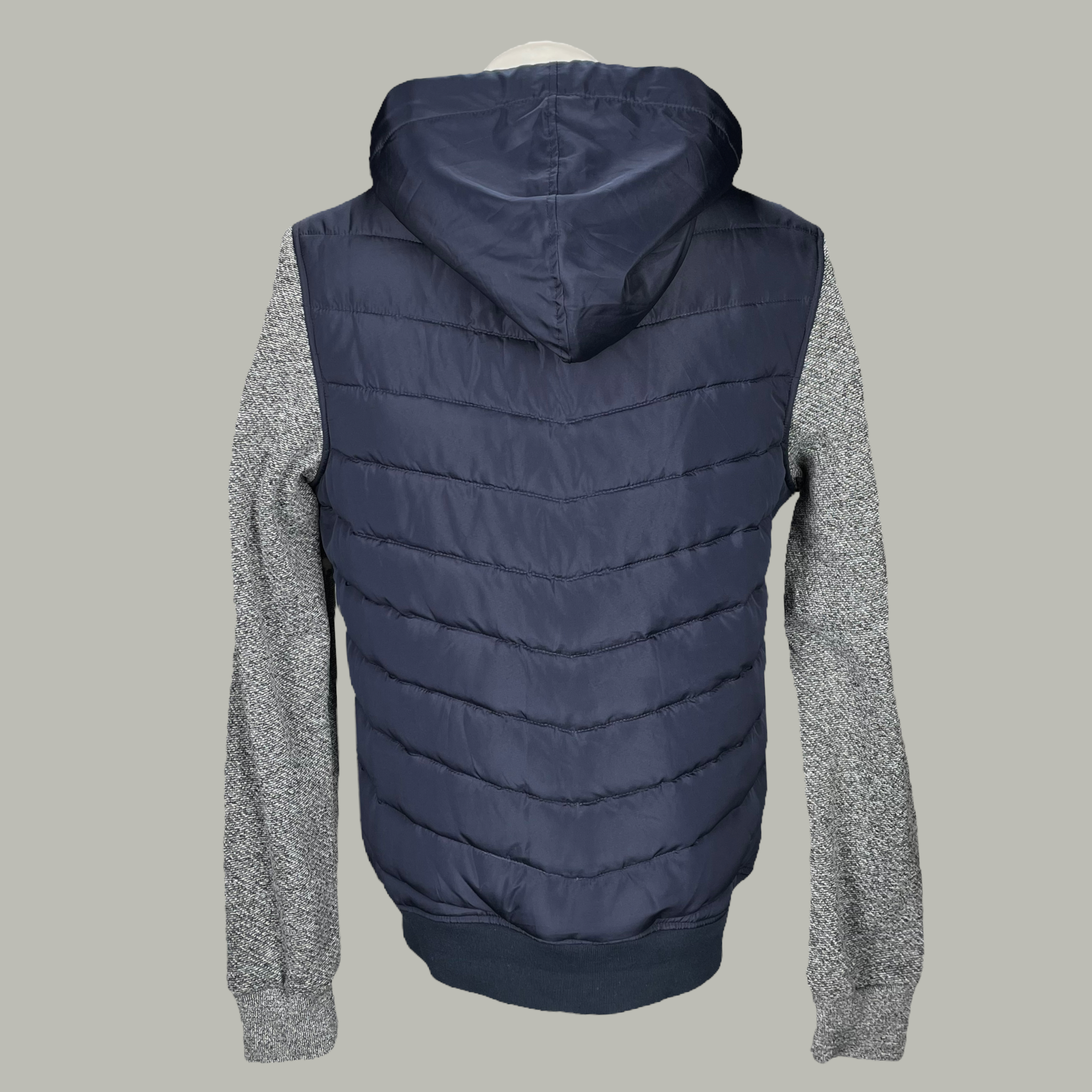 MS100-435GREY HOODY WITH CORD